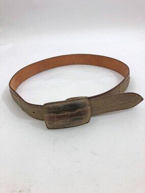 Texas Country Leather Men's Women's Western Belt w/Leather Covered Buckle